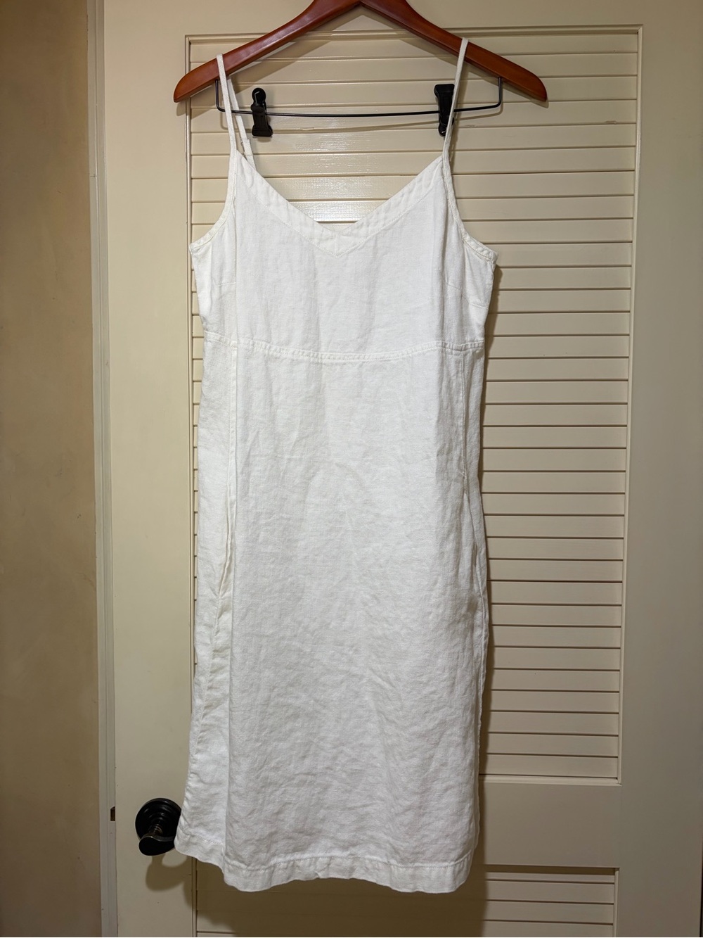 Eileen Fisher White Linen Dress